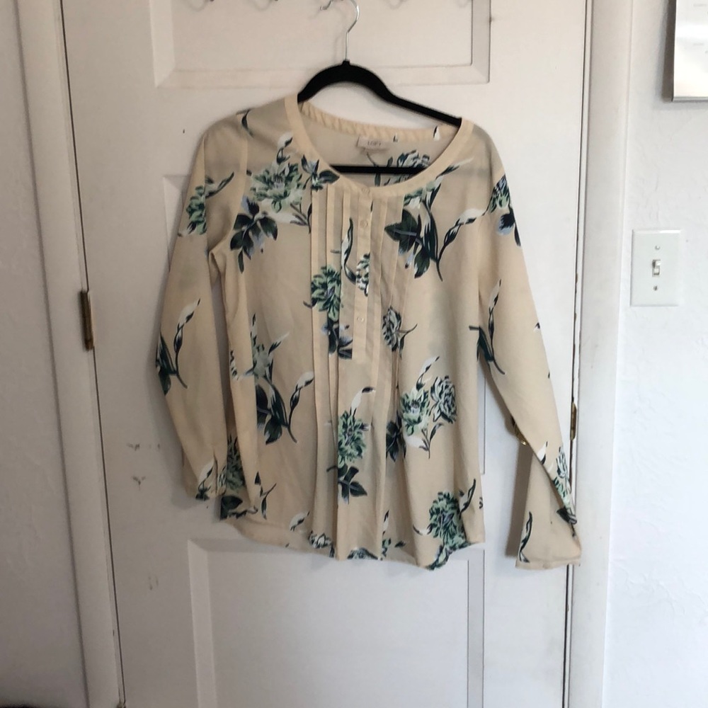 Loft long sleeve blouse